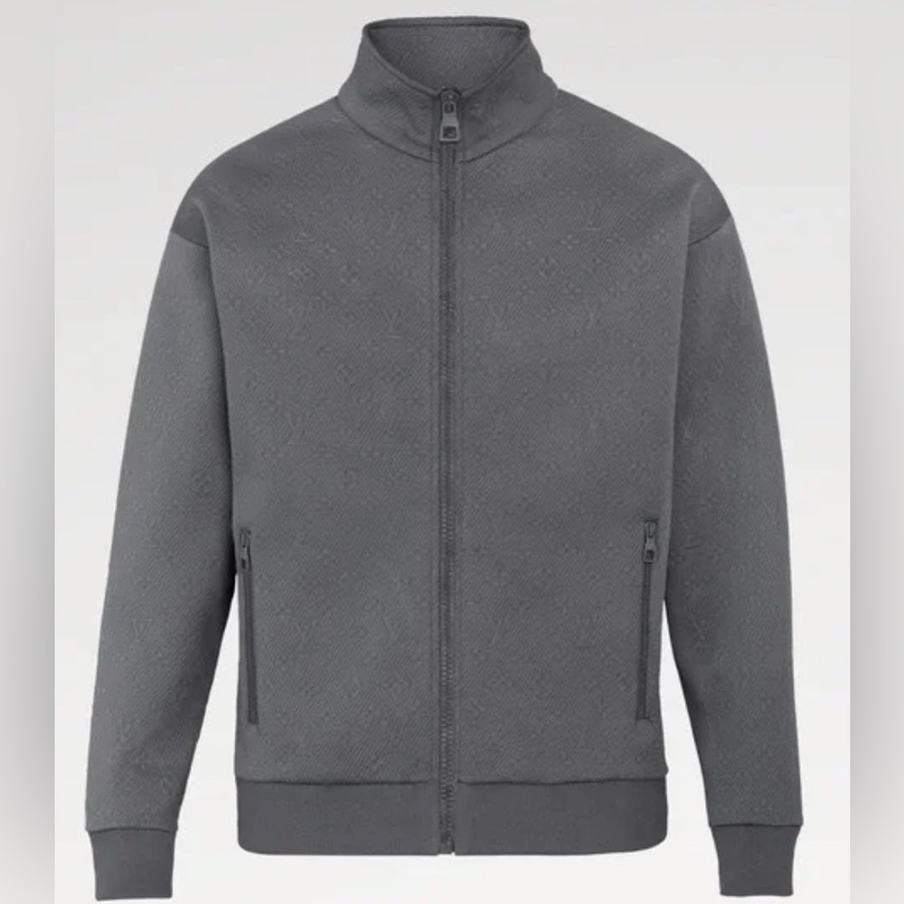 Louis Vuitton Grey Monogram Track Jacket